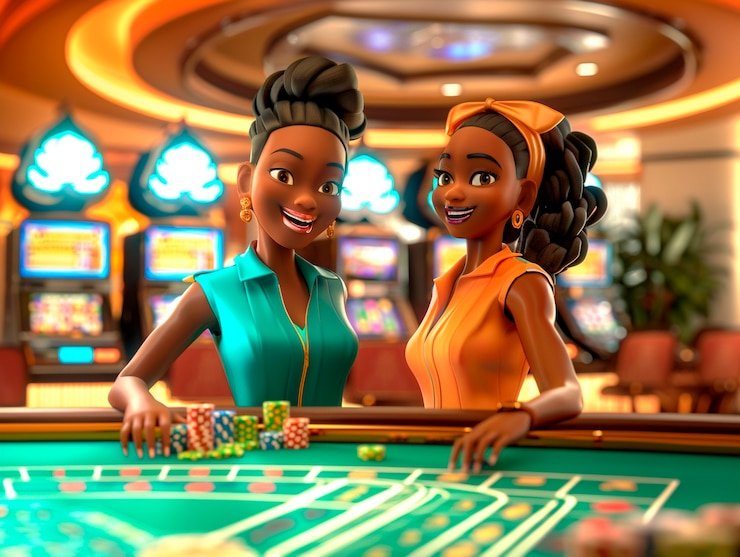 Live casino table dealer and game interface